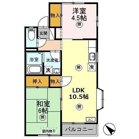 フォアシュピールハイムA 間取り