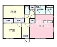 金井貸家 間取り