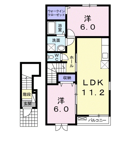 ルーチェラルゴⅡ 間取り