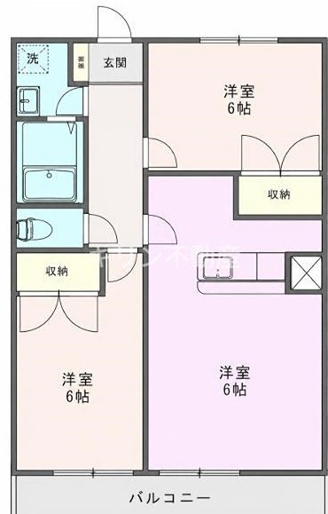ハスヤマC 間取り