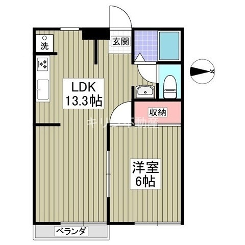エリナハイムNO.2 間取り