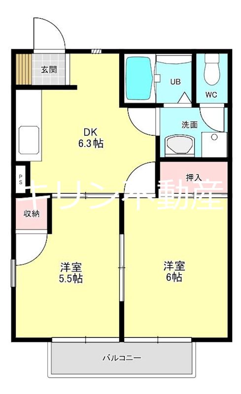 ニューシティナカムラE  間取り
