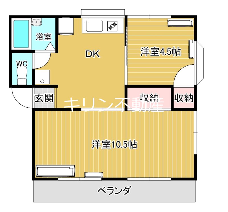 メレイユハイツD 間取り