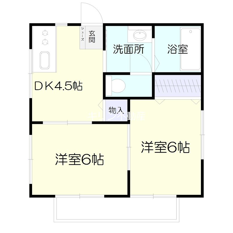メゾンドフルールA 間取り