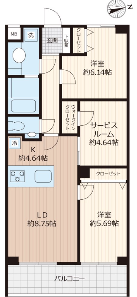 Beverly　Homes　豊島園 間取り図
