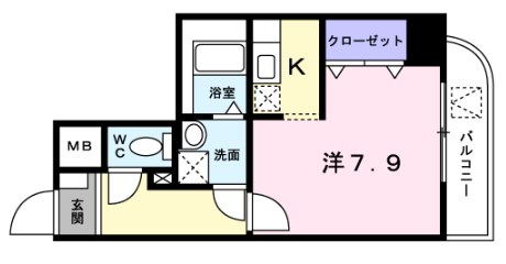 ベルグラン・プルーネ 間取り