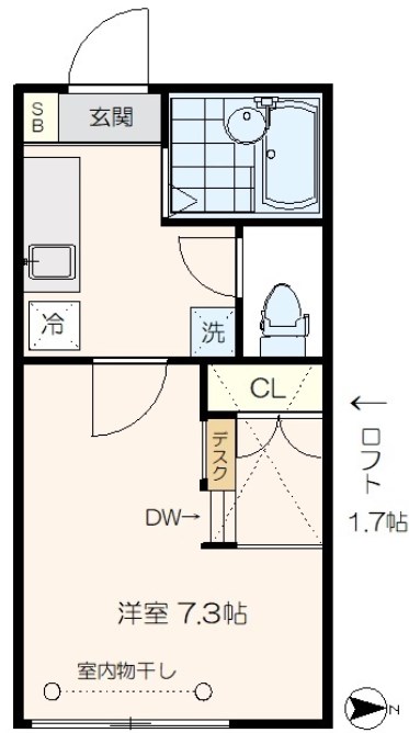 コンフォート豊玉 間取り