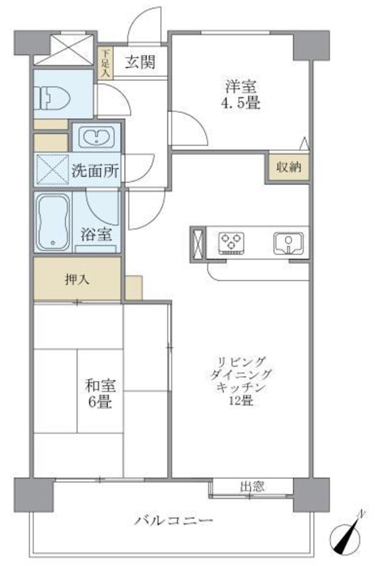 ニューハイツ練馬 間取り