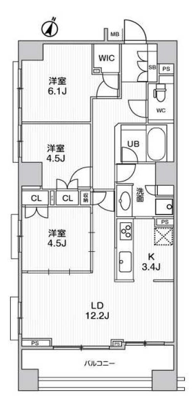 パークハウス練馬春日町 間取り