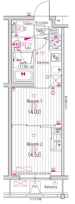 ガーラ・ヒルズ氷川台 間取り