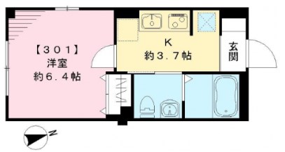 サンハイムタケシゲ 間取り