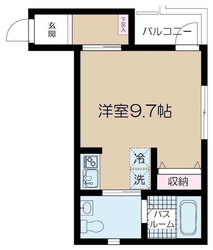 NSGATE富士見台A 間取り