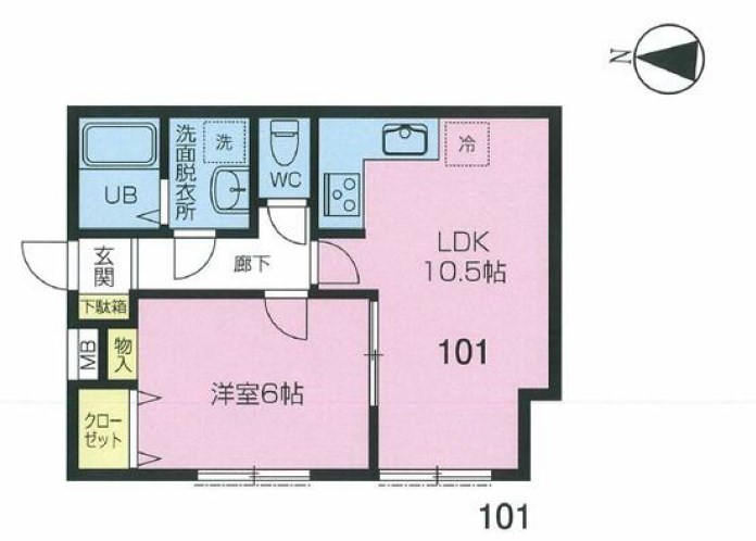 Gloire豊島園(グロワールトシマエン) 間取り