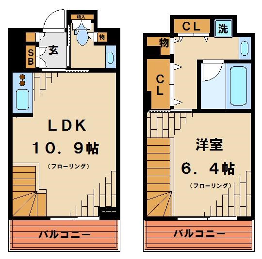 ルクレ新宿西落合 間取り