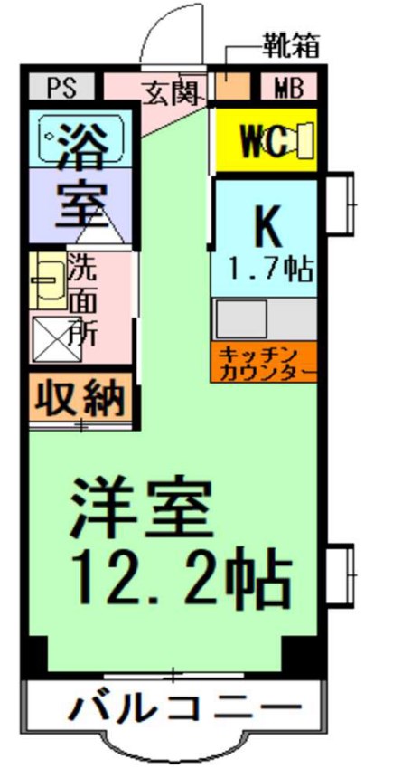 Ritmo Asahidai  (リトモ アサヒダイ) 間取り