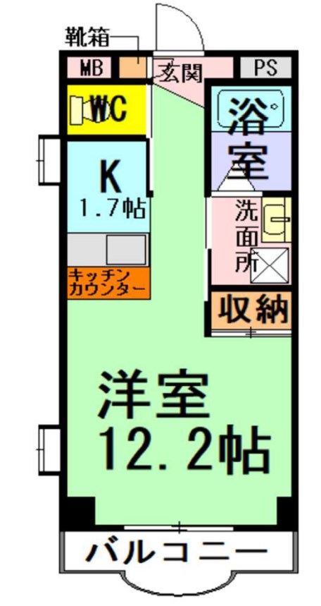 Ritmo Asahidai  (リトモ アサヒダイ) 間取り