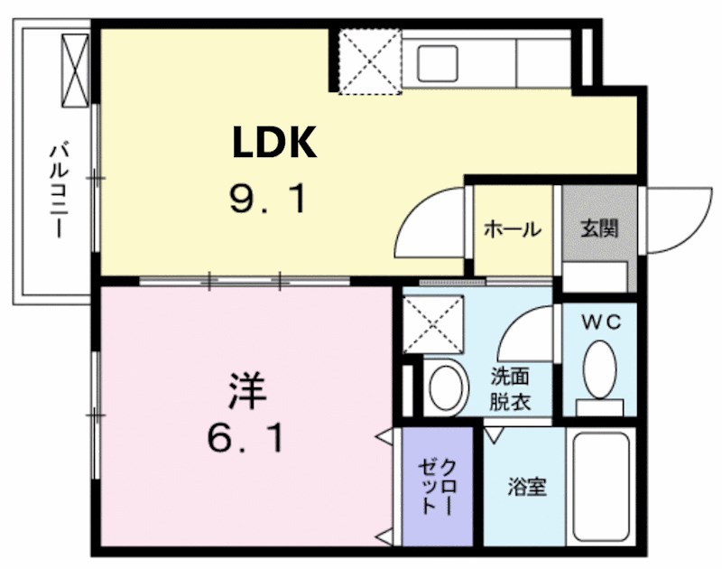 ルマージュ・Ｋ 間取り