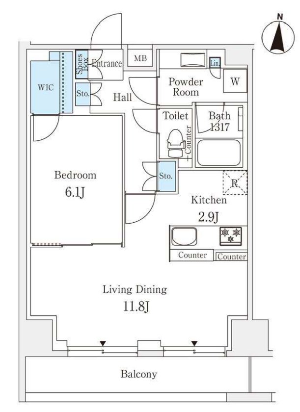 ラティエラ練馬 間取り図