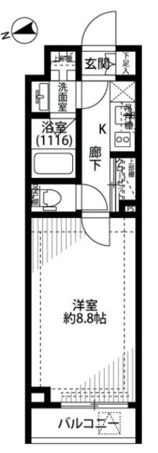 プレール・ドゥーク中野江原町 間取り