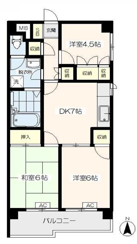 メゾン緑寿 間取り