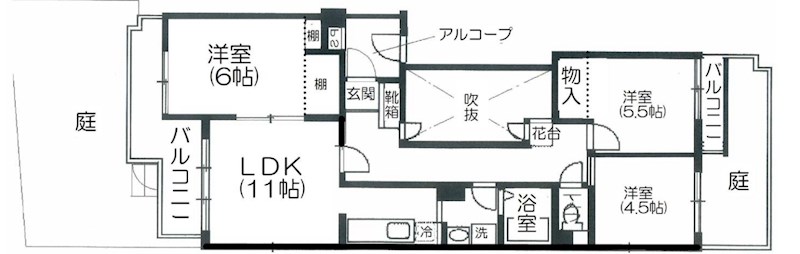 フィオーレ豊島園２ 間取り