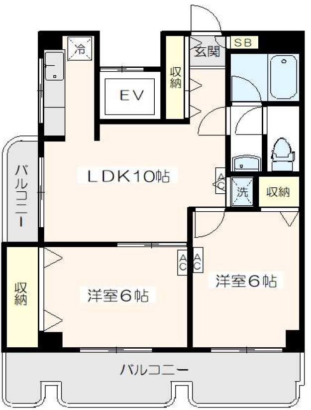 トリアノン91 間取り