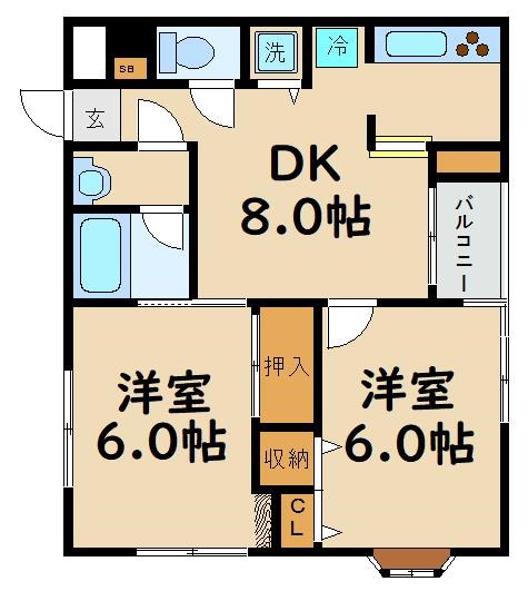 ルクレ東長崎 間取り