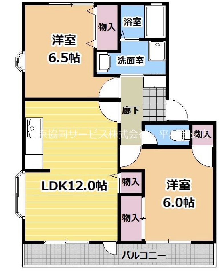 ディアコートB 間取り