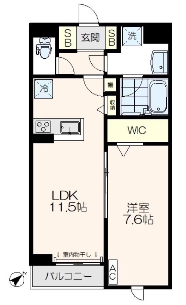 グランデSS高野台 間取り