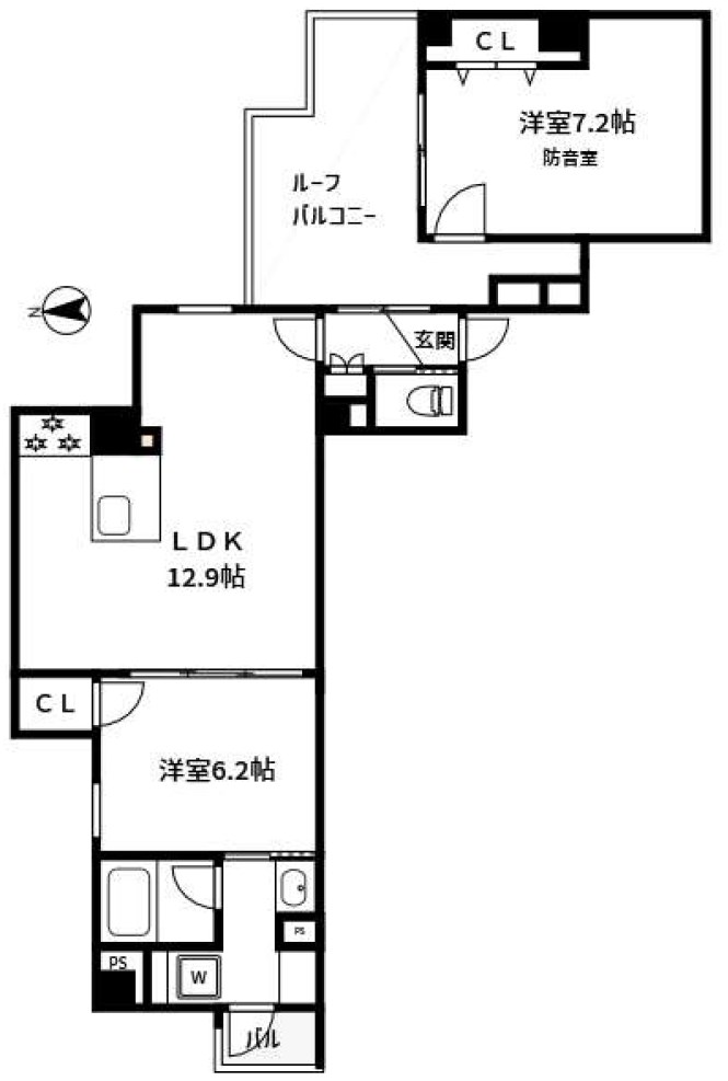 アリュイッテ富士見台 間取り