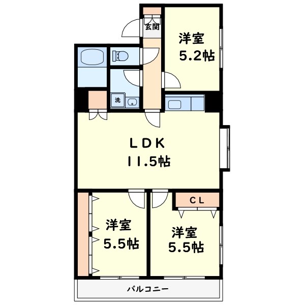 常盤ハイツ 間取り