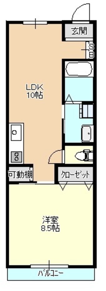 エフプレスト土支田A棟 間取り