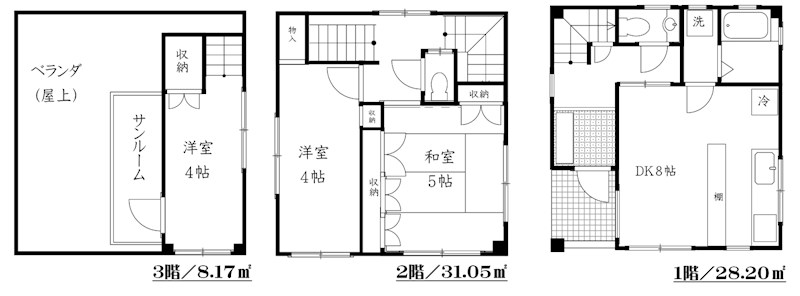 丸山様貸家 間取り