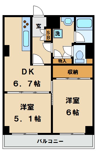 日神パレステージ東長崎 間取り