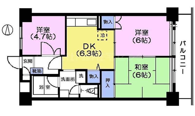 きんえいマンション 間取り