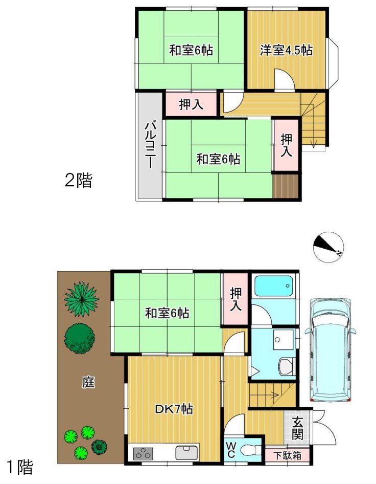 練馬区春日町２丁目貸家 間取り