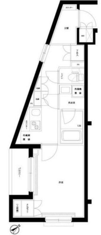 ルーブル中村橋参番館 間取り