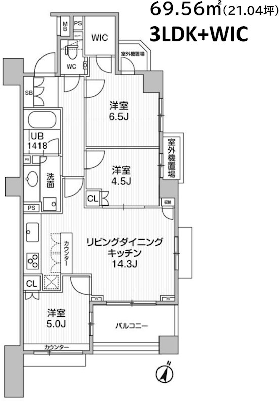 パークハウス練馬春日町 間取り