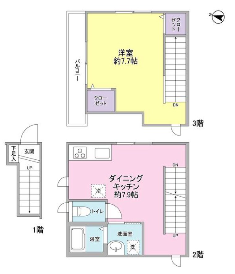 ミルクリーク桜台 間取り