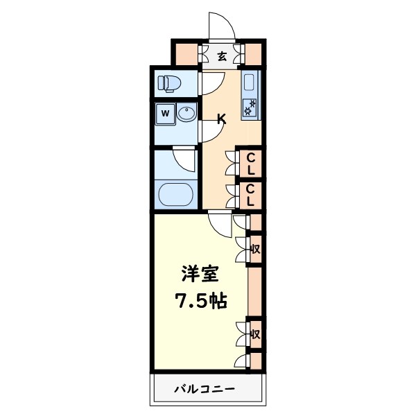 ルーブル中村橋参番館 間取り