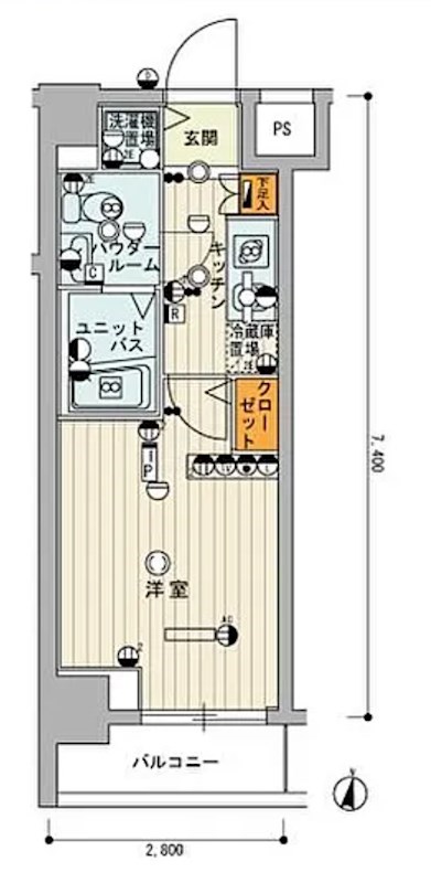 スカイコート中村橋第2 間取り