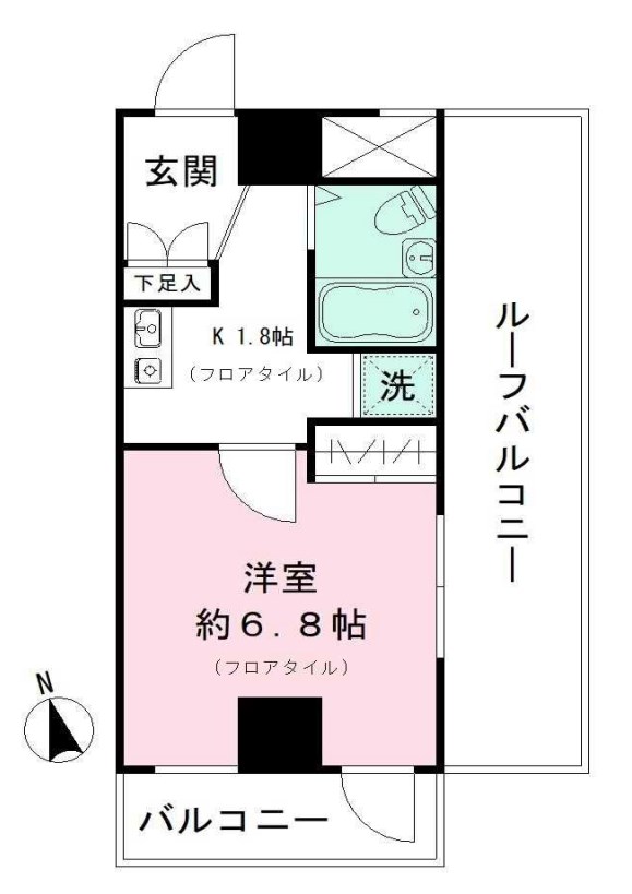 フォロス中村橋 間取り