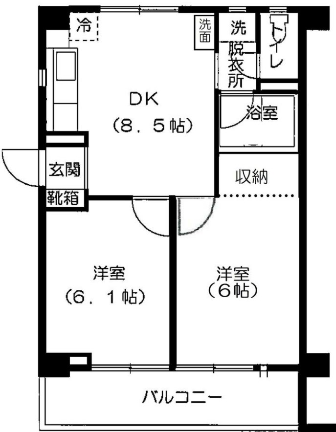メゾンパーシモン 間取り