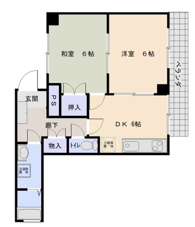 レインボーヒル桜台 間取り