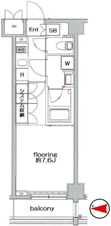セジョリ鷺宮  間取り
