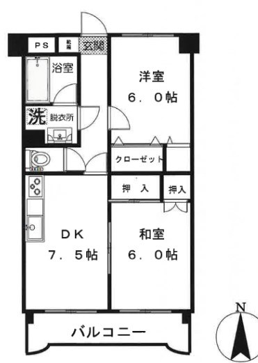 シェルセントラルビレッジⅡ 間取り