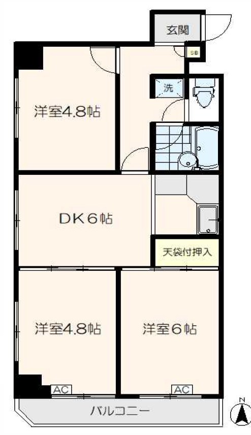 ゴールドパレス豊玉 間取り