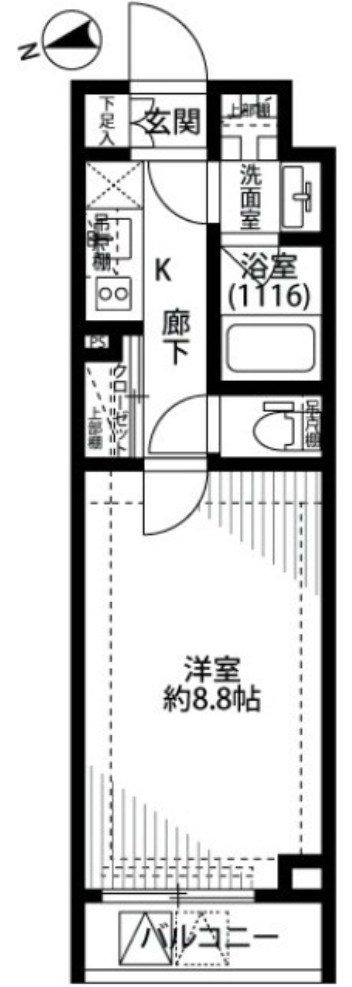 プレール・ドゥーク中野江原町 間取り