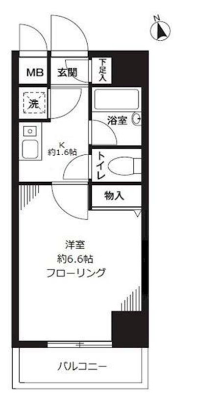 フォロス中村橋 間取り