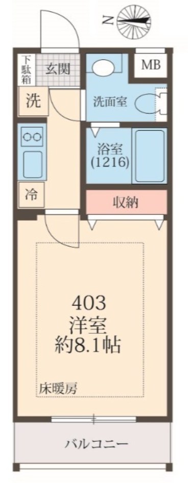 ピアコートTM中村橋参番館 間取り